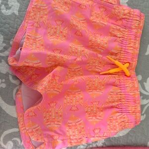 Vineyard Vines Pink and Orange Swim Shorts